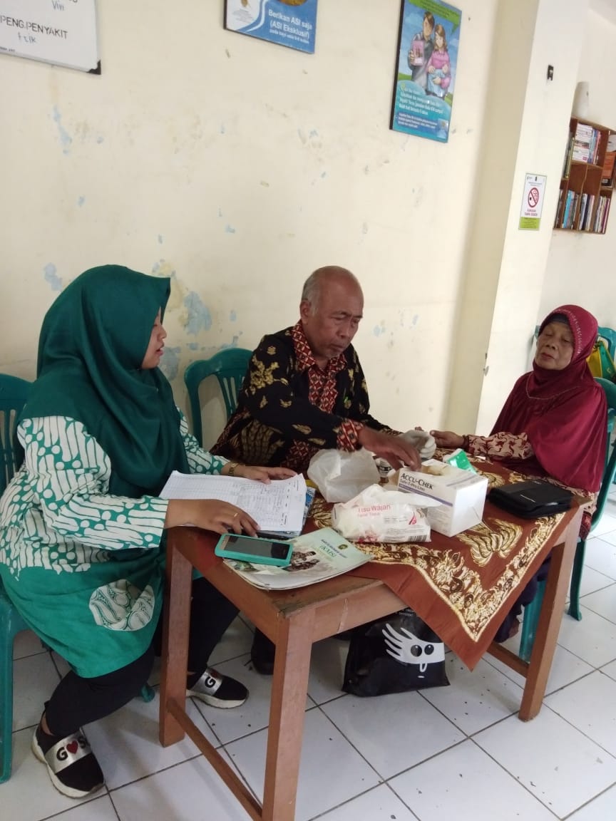 Skrining Kesehatan Lansia di RW 7 Kelurahan Terban